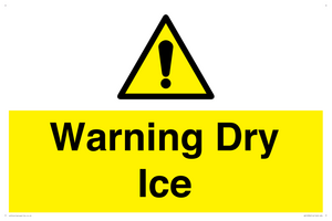 Warning Dry Ice